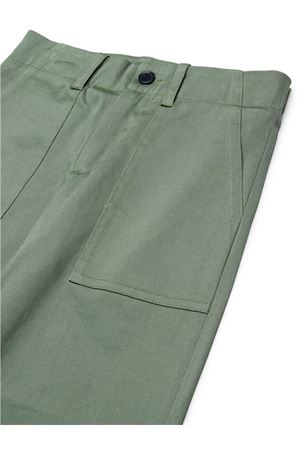 pantalone in cotone verde MARNI KIDS | M01217M00T20M540